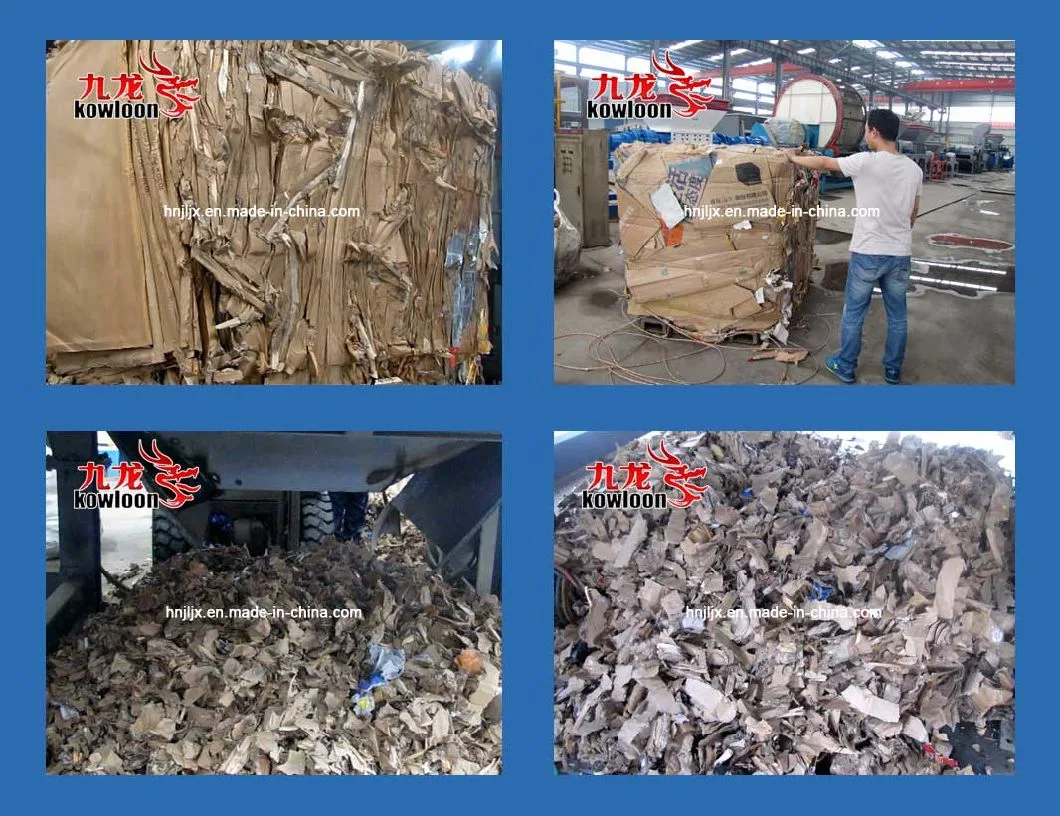 Industrial Paper Recycling Machine Disintegrator Cardboard Shredder Equipment